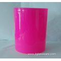 Color Glass Cylinder Storage Container